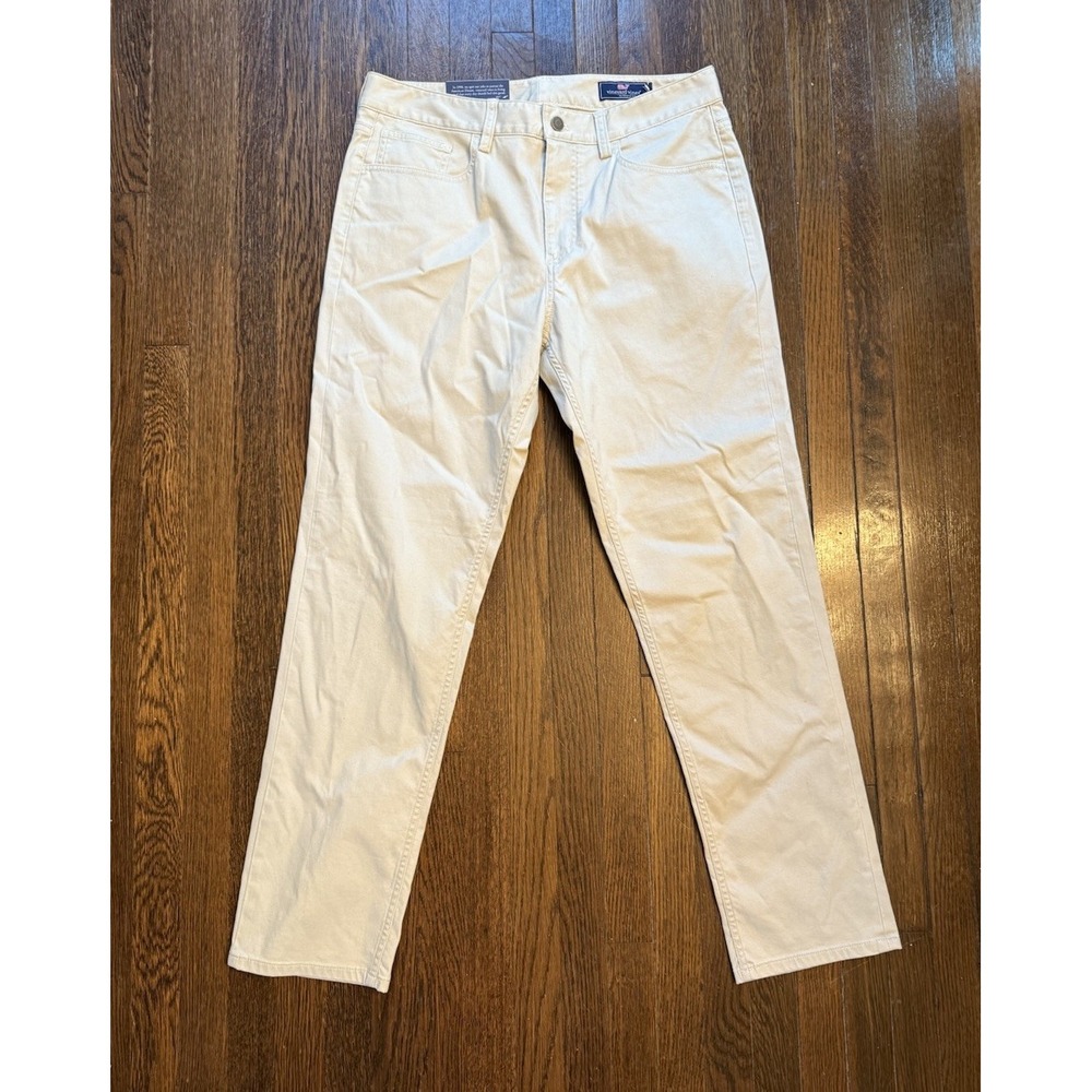 NWT Vineyard Vines Pants Men's 32x30 Stone Island 5 Pocket Cotton Stretch $125